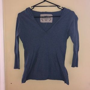 Long Sleeve Blue Shirt
